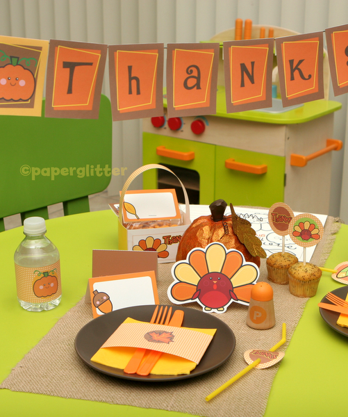 free thanksgiving meal printables