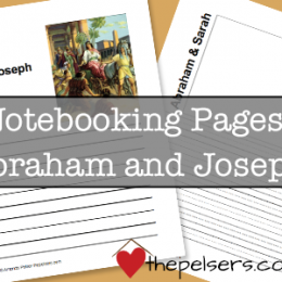 free bible story notebooking pages