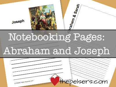 free bible story notebooking pages