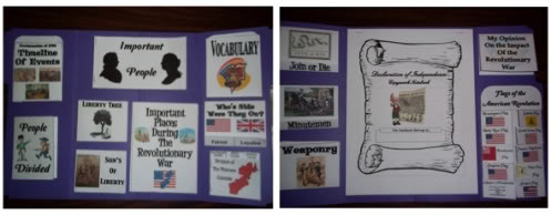 revolutionary war lapbook