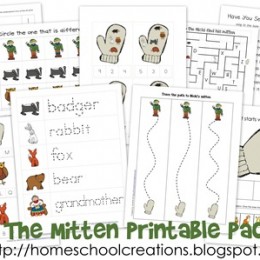 free printables the mitten