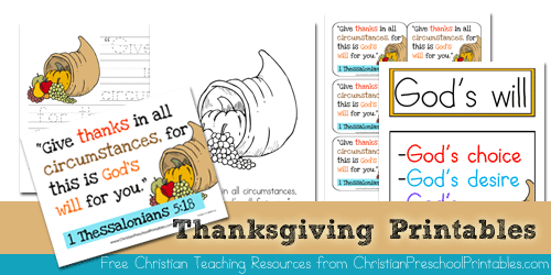 Free Thanksgiving Printables