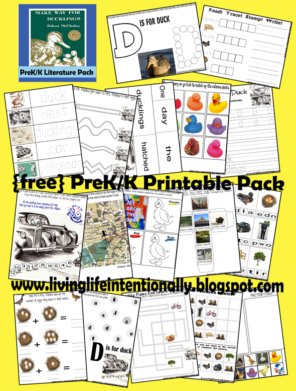 Free Preschool Printables