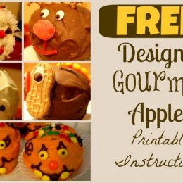 Free Designer Gourmet Apples Printable Instructions
