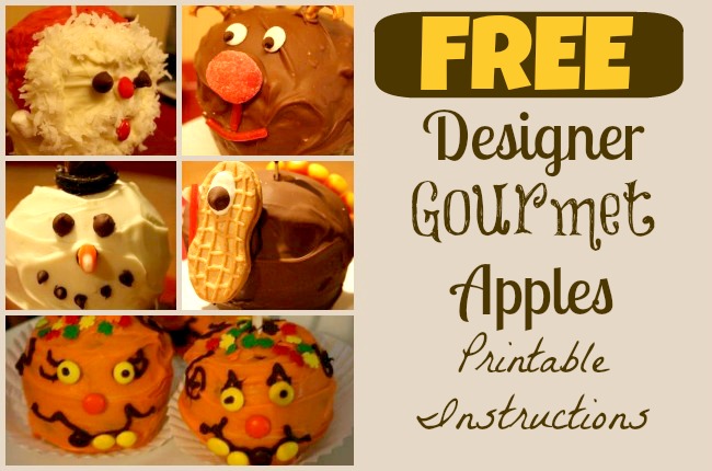  Free Designer Gourmet Apples Printable Instructions