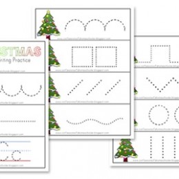 free preschool christmas printables