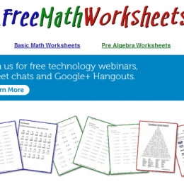 free math worksheets