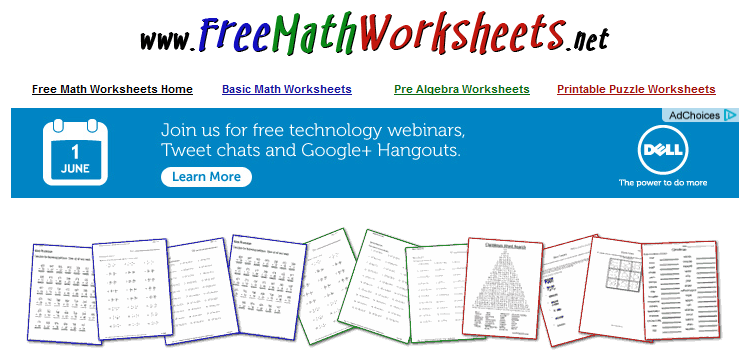 free math worksheets