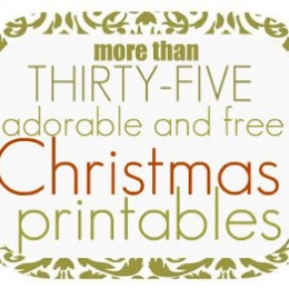 free christmas printables