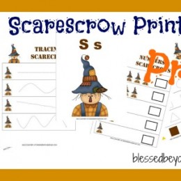 free preschool scarecrow printables