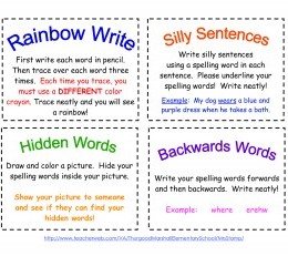 free printable spelling cards