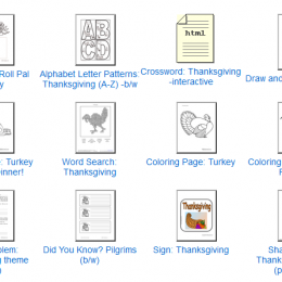 free thanksgiving homeschool activities