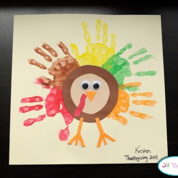 Free handprint turkey actitvity