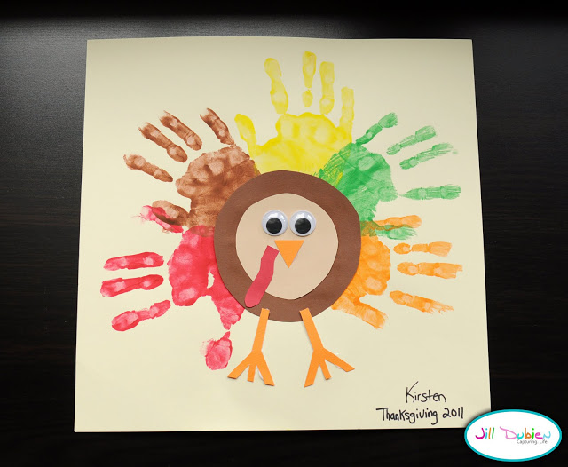 Free handprint turkey actitvity 