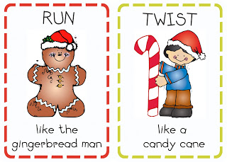 Free Christmas Action Cards