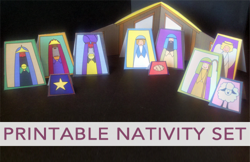 Free Printable Nativity Set