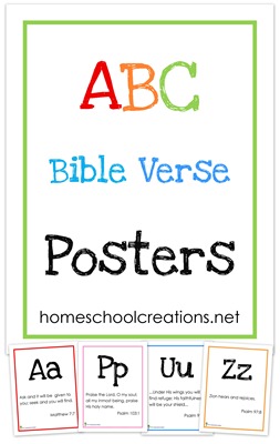 Free ABC Bible Verse Posters