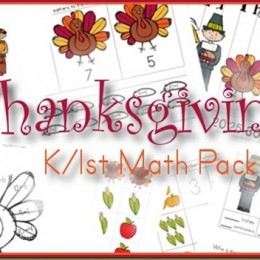 free Thanksgiving math printables