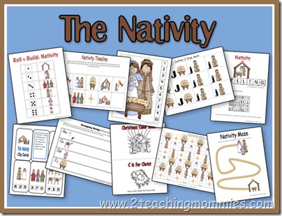 free nativity printables