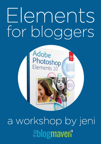 FREE Workshop: Photoshop Elements for Bloggers