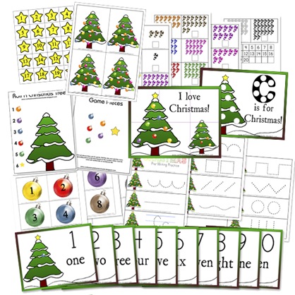 Free Christmas Preschool Printables