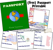 Free Passport Printable Pack