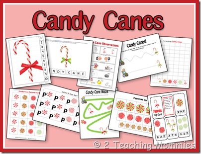 Free Candy Cane Printable Set 