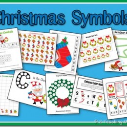 Free Preschool Printables: Christmas Symbols Set and Lesson Plan