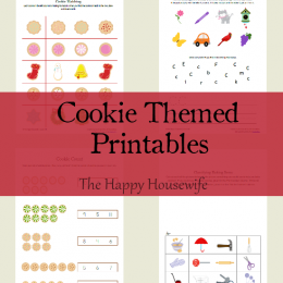 Free Cookie Worksheets: Cookie Themed Printables