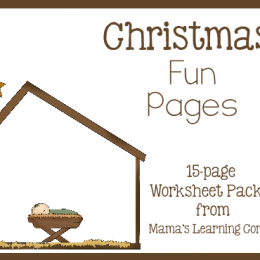 Free Christmas Fun Pages: 15-page Worksheet Set