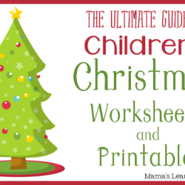 Free Christmas Worksheets and Printables on Mama's Learning Corner