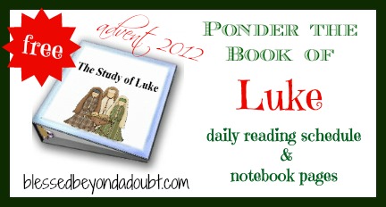 FREE Luke Bible Study and Notebook Pages