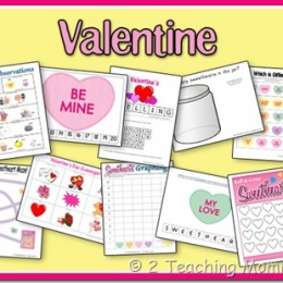 Free Valentine's Day Preschool Printable Pack