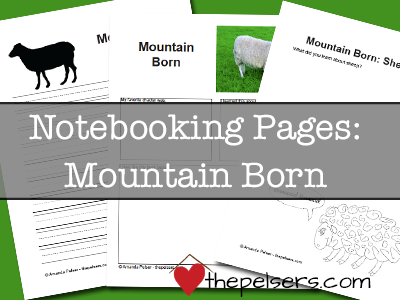 Free Notebooking Pages: Mountain Born