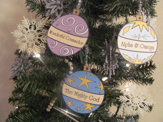 Free Names of Jesus Ornaments