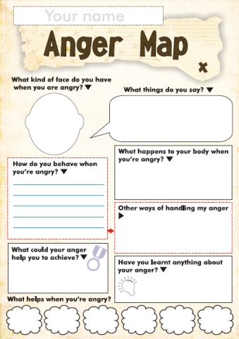 Free Anger and Feelings Worksheets for Kids
