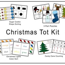 Preschool Freebies: Christmas Tot Kit