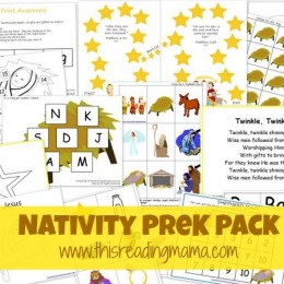 Free Nativity and Christmas Printable Packs