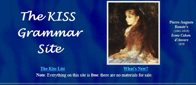 KISS  Grammar Site