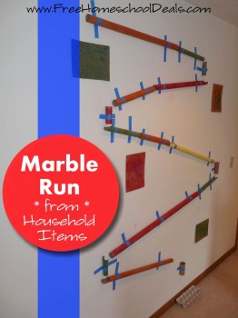 Make a DIY Marble Run from Household Items