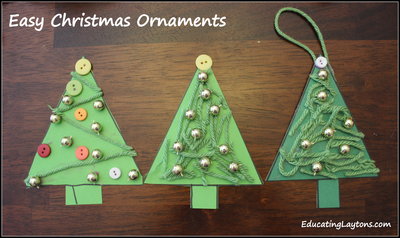 Easy DIY Christmas Tree Ornaments