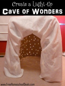 Create a light up cave of wonders