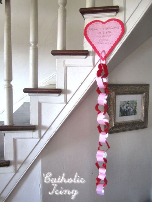 Free Valentine's Day Scripture Chain Printable