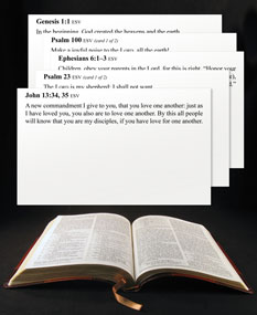 Free Scripture Memory Verse Cards