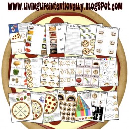 Free Pizza Themed Printable Learning Pack