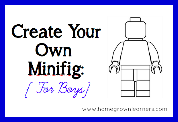 Create Your Own LEGO Minifigures Printables: For Boys & Girls