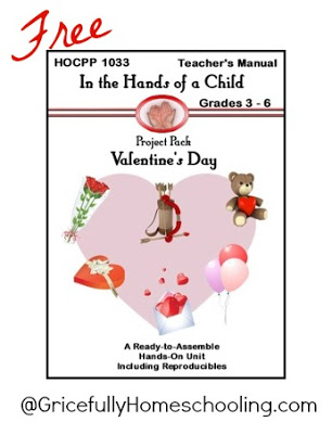 Limited Time Free Valentine's Day Lapbook Project Packs