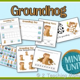 Free Groundhog's Day Printable Set