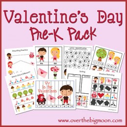 Free Valentine’s Day Preschool Printable Pack