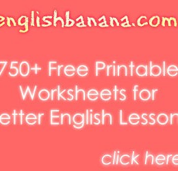 Free Worksheets for English, EFL, and ESL Lessons